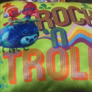 A pillow from the movie trolls